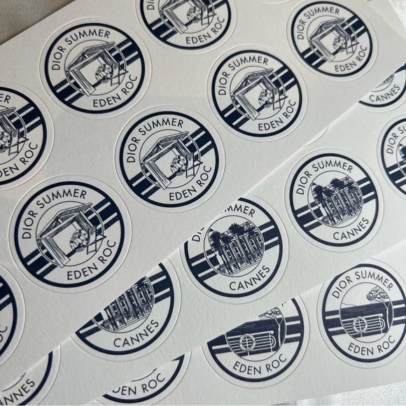 [CLEARANCE/Send Offers] Dior Summer Collection Stickers - Set of 30 - Picture 2 of 3